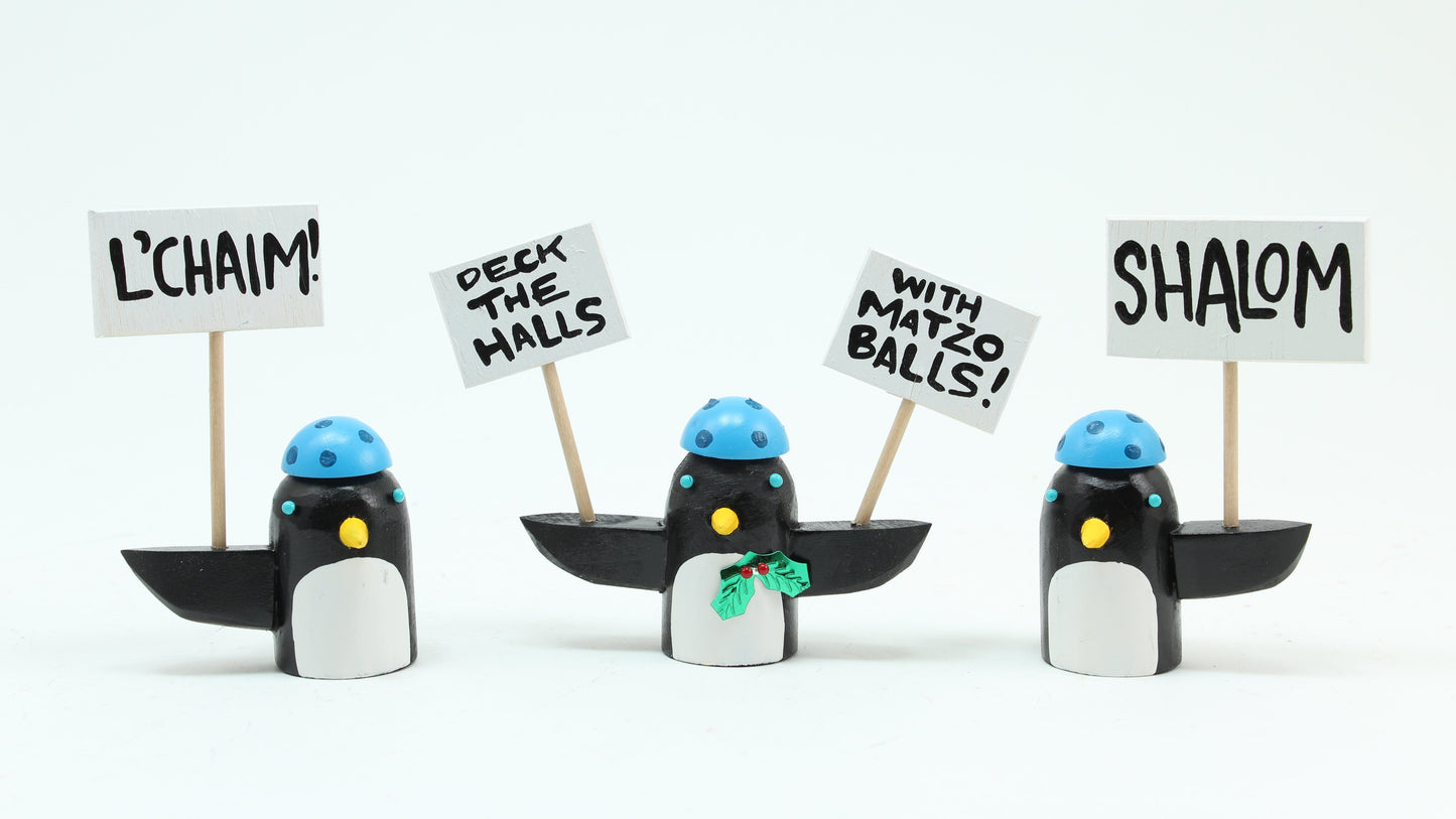 Hanukkah Penguins