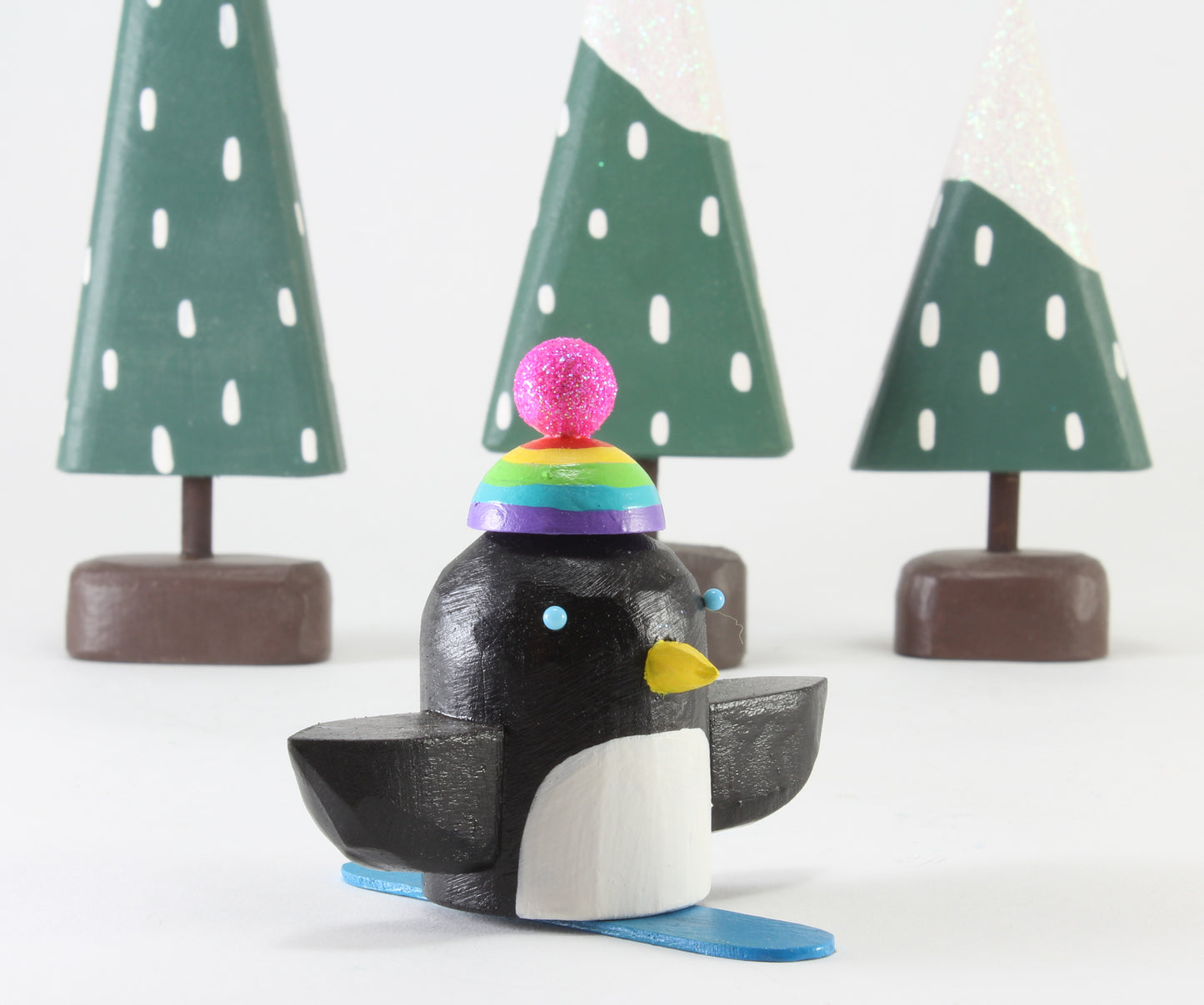 Snowboarding Penguin